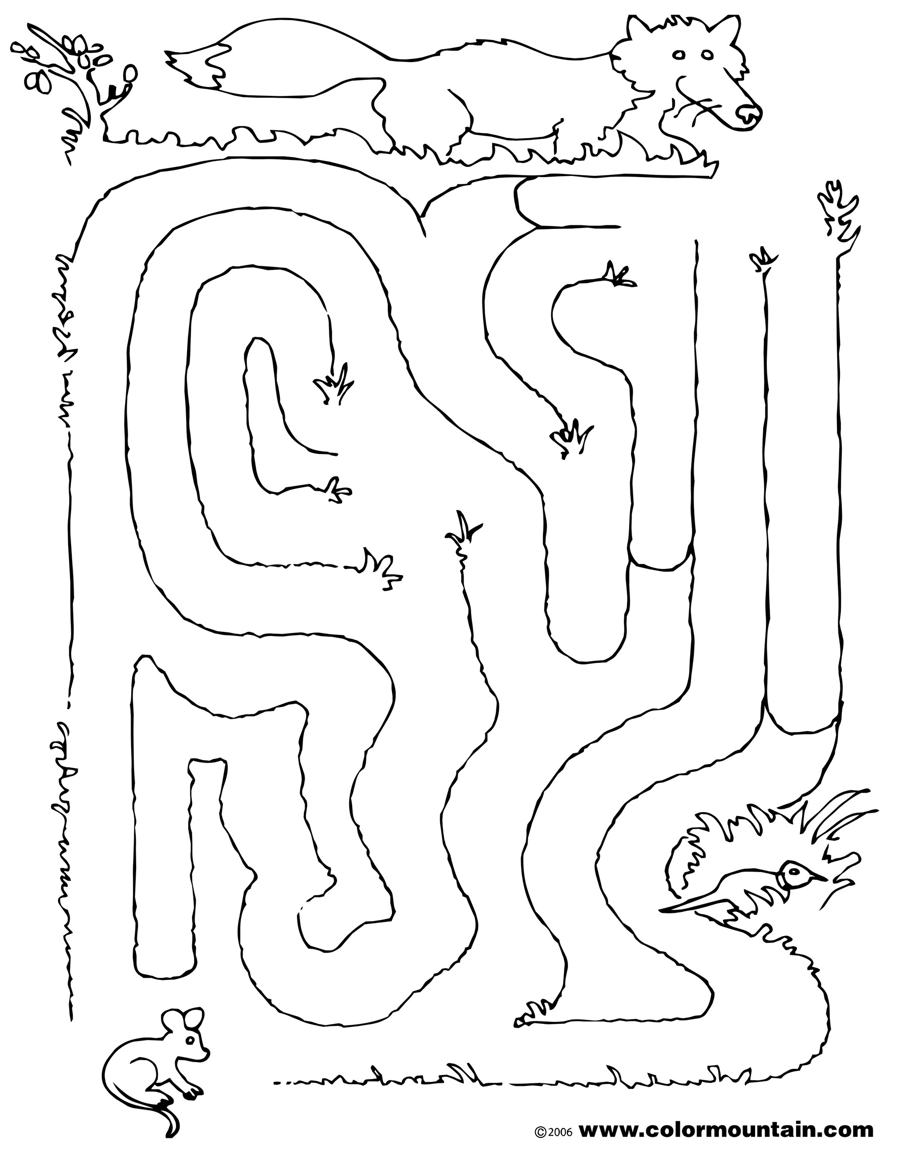 Coloriage Labyrinthes #126482 (Éducatifs) - Album De dedans Labyrinthe Dessin