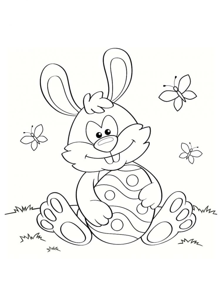 Coloriage Lapin De Pâques : 20 Coloriages À Imprimer concernant Lapin A Imprimer Gratuitement