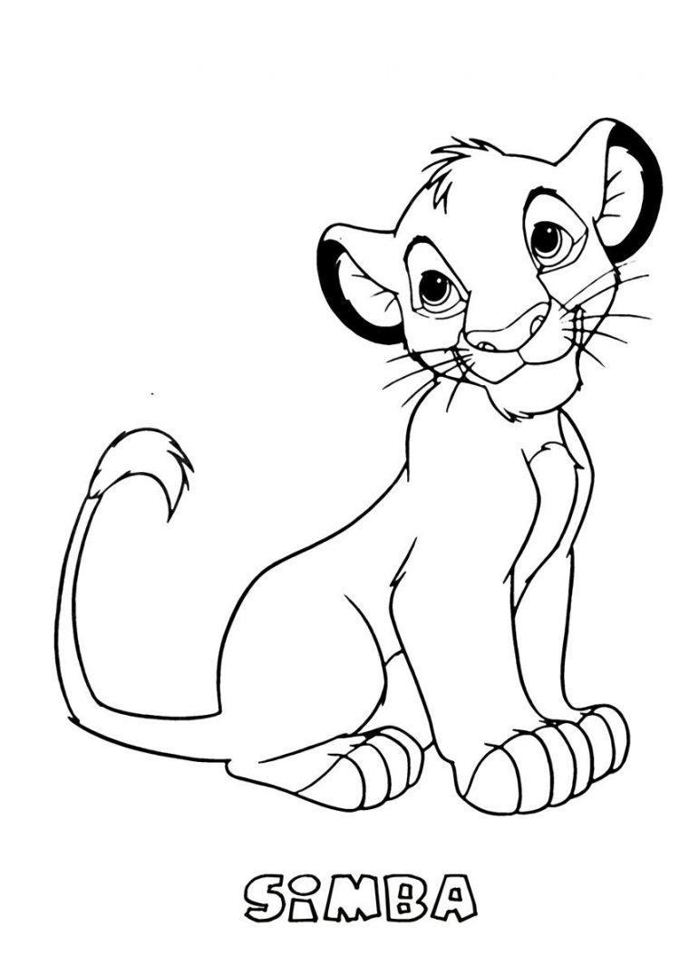 Coloriage Le Roi Lion #73773 (Films D'Animation) – Album à Lion À Imprimer