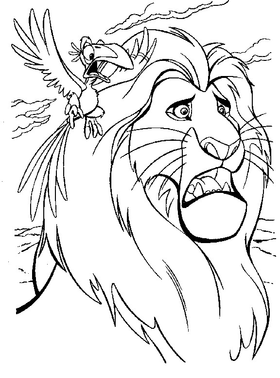 Coloriage Le Roi Lion Gratuit À Imprimer Liste 40 À 60 encequiconcerne Dessin À Peindre À Imprimer 