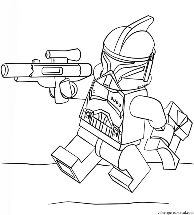 Coloriage Lego Star Wars Clone Trooper Dessin Gratuit avec Coloriage Lego Star Wars