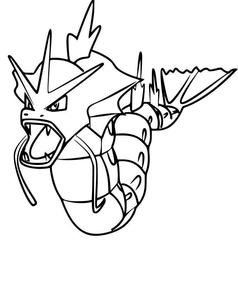 Coloriage Leviator Pokemon Go À Imprimer tout Dessin A Imprimer De Pokemon