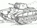 Coloriage - Light Tank encequiconcerne Coloriage Tank