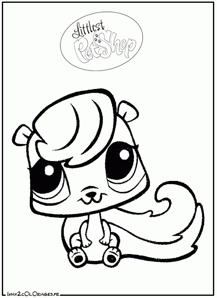 Coloriage Littlest Pet Shop Gratuit  Littlest Pet Shop pour Coloriage Pet Shop À Imprimer 