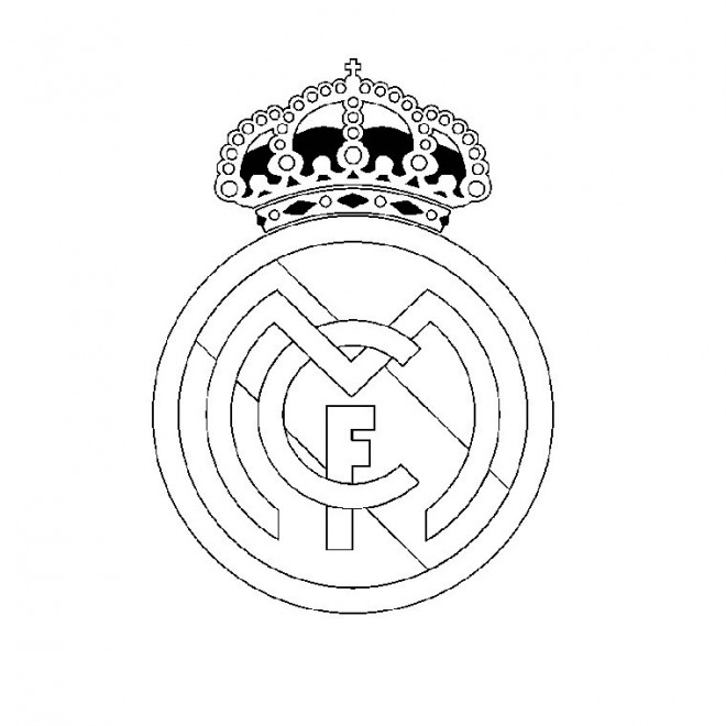 Coloriage Logo Real Madrid Dessin Gratuit À Imprimer serapportantà Coloriage De Drapeau À Imprimer 