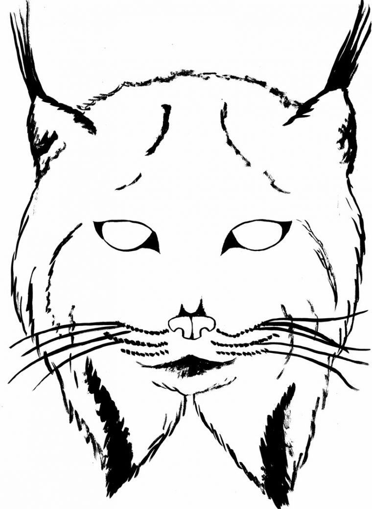 Coloriage Lynx #10873 (Animaux) – Album De Coloriages dedans Coloriage De Lynx