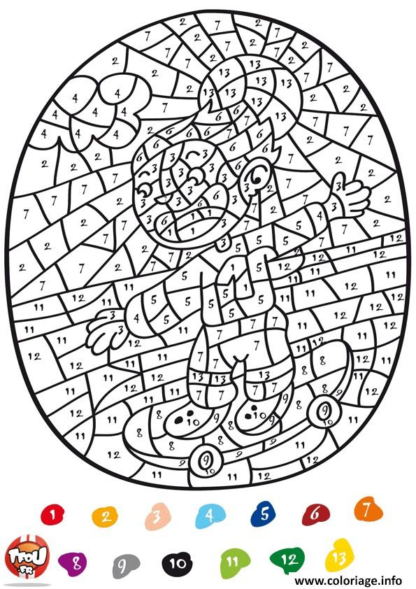 Coloriage Magique Ce2 Addition 147 Dessin Magique À Imprimer à Coloriage Magique 5 Ans 