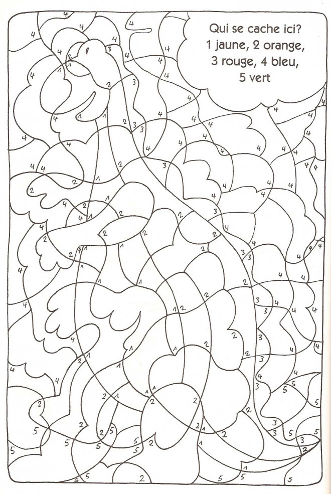 Coloriage Magique Facile Couleur Dessin Gratuit À Imprimer dedans Coloriage Magique Couleur 