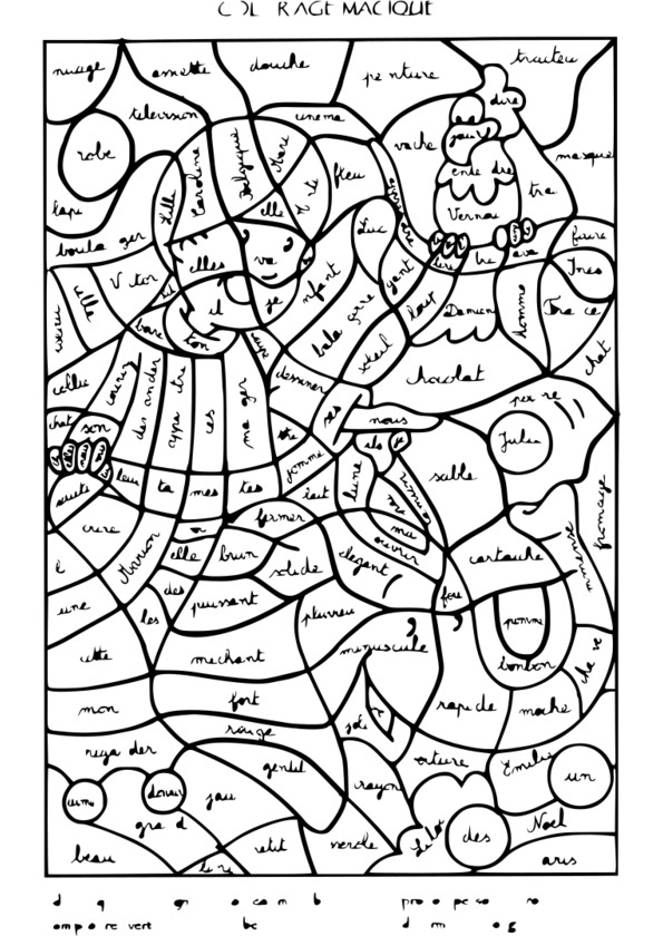 Coloriage Magique Halloween Ce1 intérieur Jeu Coloriage Magique 