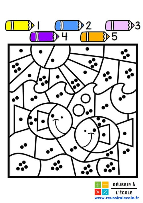 Coloriage Magique Maternelle  20 Dessins À Télécharger Et dedans Coloriage Magique Maternelle Gs