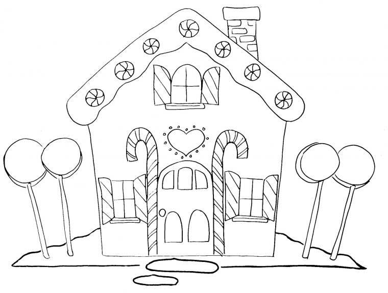 Coloriage Maison À Imprimer Pour Les Enfants – Cp16948 dedans Coloriage Maison