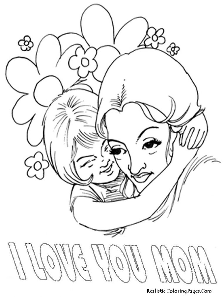 Coloriage Maman #101097 (Personnages) – Album De Coloriages destiné Dessin Pour Une Maman