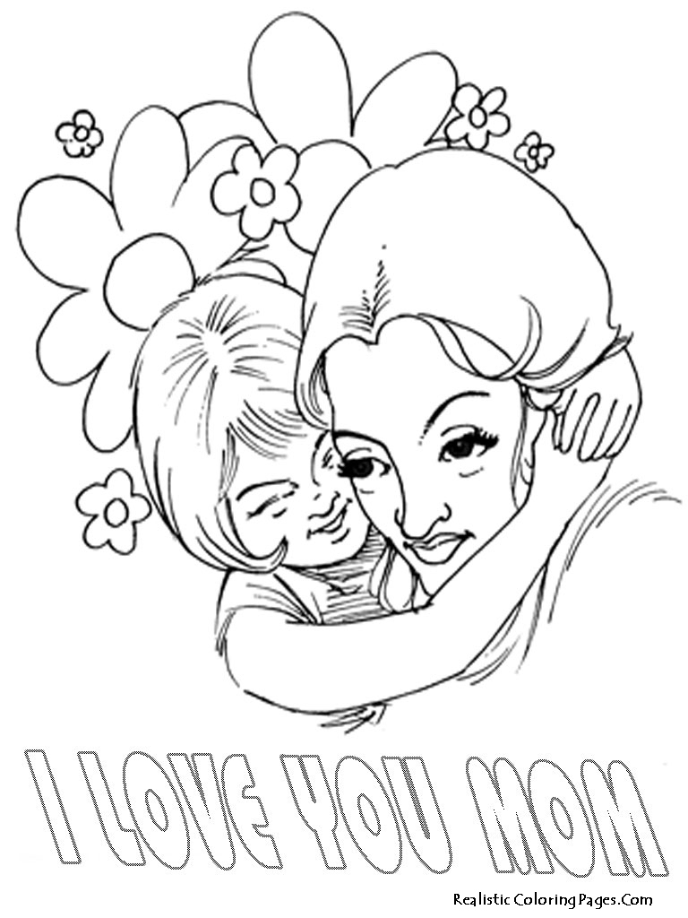 Coloriage Maman #101097 (Personnages) - Album De Coloriages destiné Dessin Pour Une Maman 