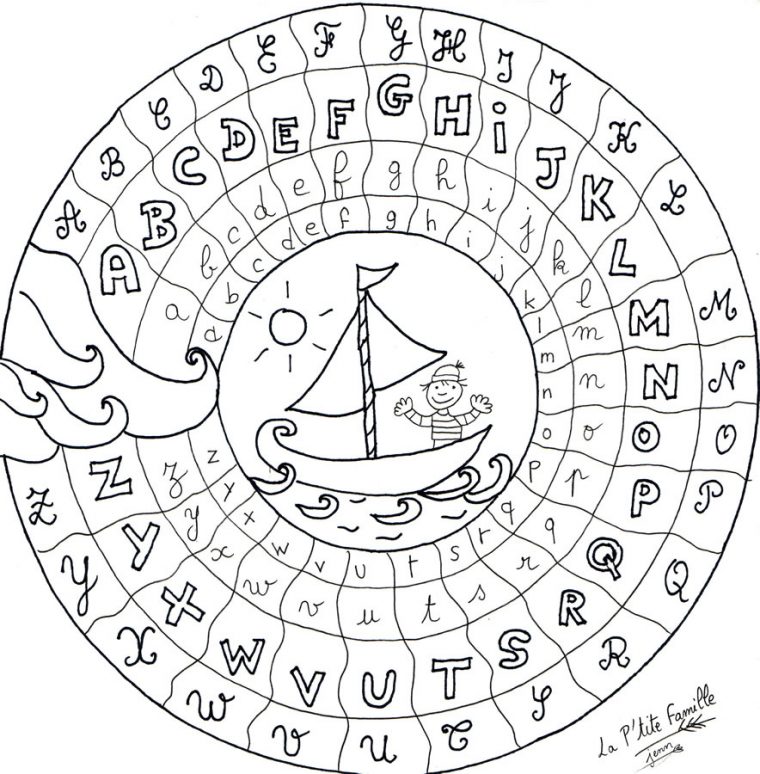 Coloriage Mandala Bateau À Imprimer intérieur Coloriage Bateau À Imprimer Gratuit