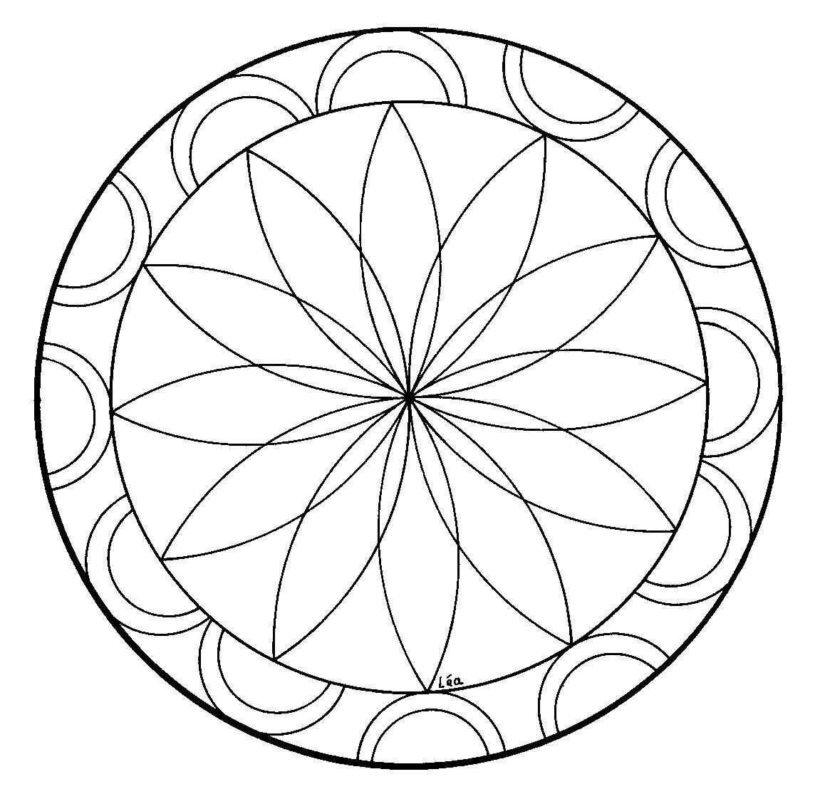 Coloriage Mandala Cp Imprimer - Coloriage Imprimer dedans Coloriage À Imprimer Mandala 