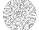 Coloriage Mandala Difficile De Noel Dessin Mandala À Imprimer pour Coloriage Mandala Noel