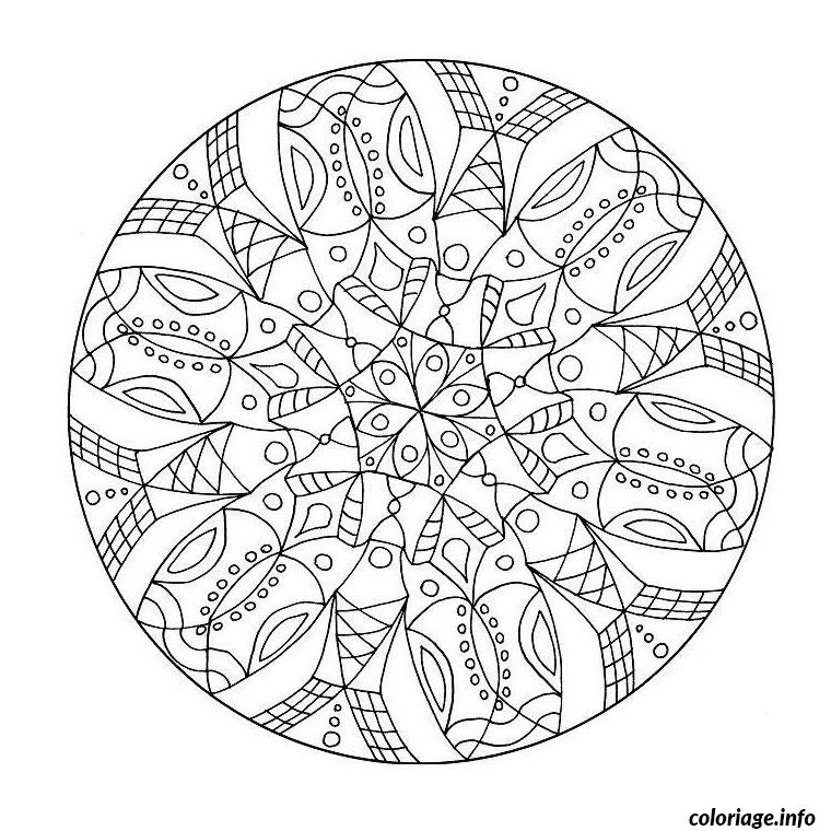 Coloriage Mandala Difficile De Noel Dessin Mandala À Imprimer pour Coloriage Mandala Noel 