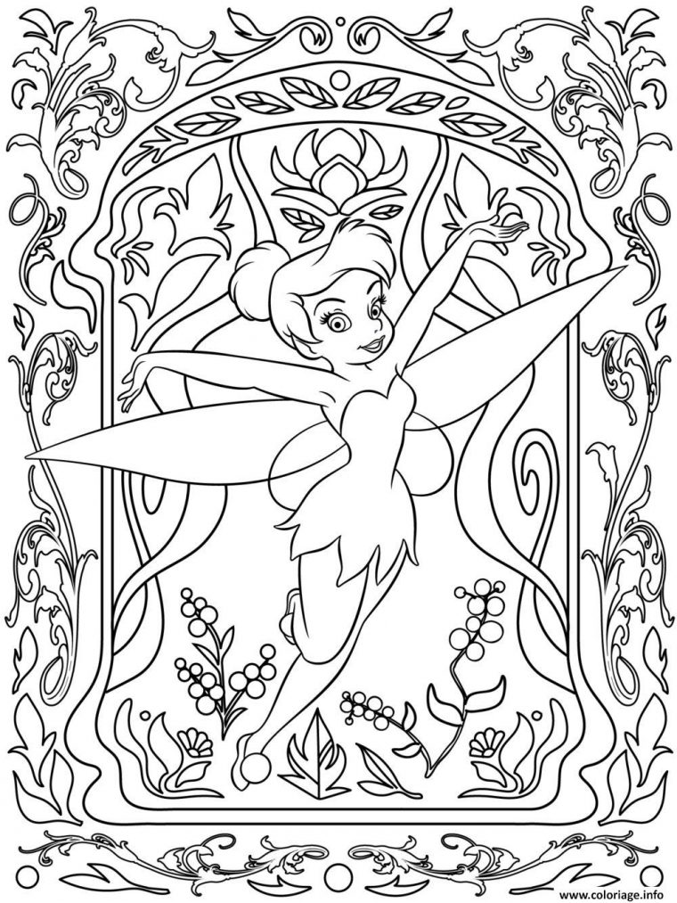 Coloriage Mandala Disney Tinker Bell Dessin Mandala Disney concernant Imprimer Coloriage Disney