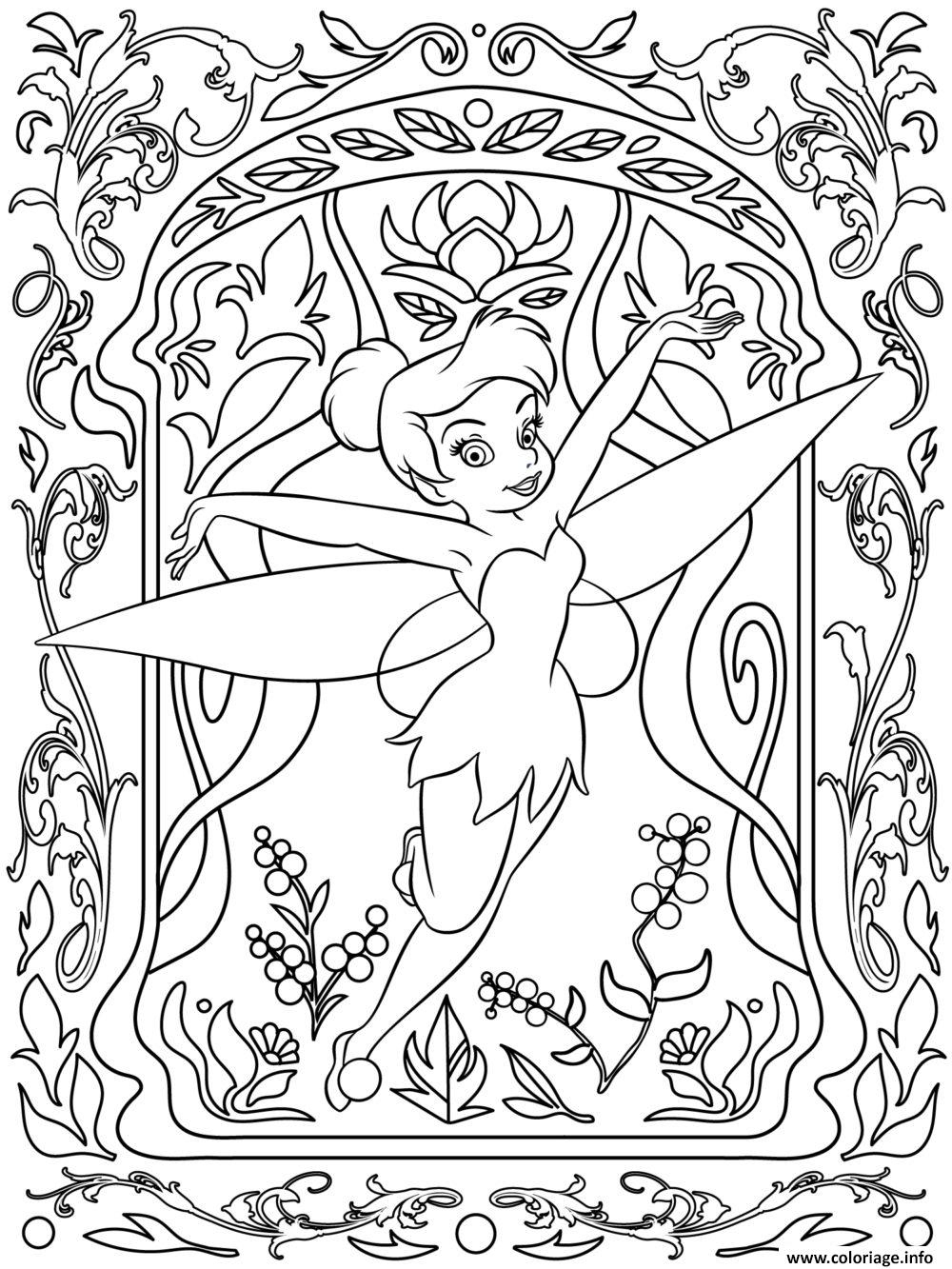 Coloriage Mandala Disney Tinker Bell Dessin Mandala Disney concernant Imprimer Coloriage Disney 