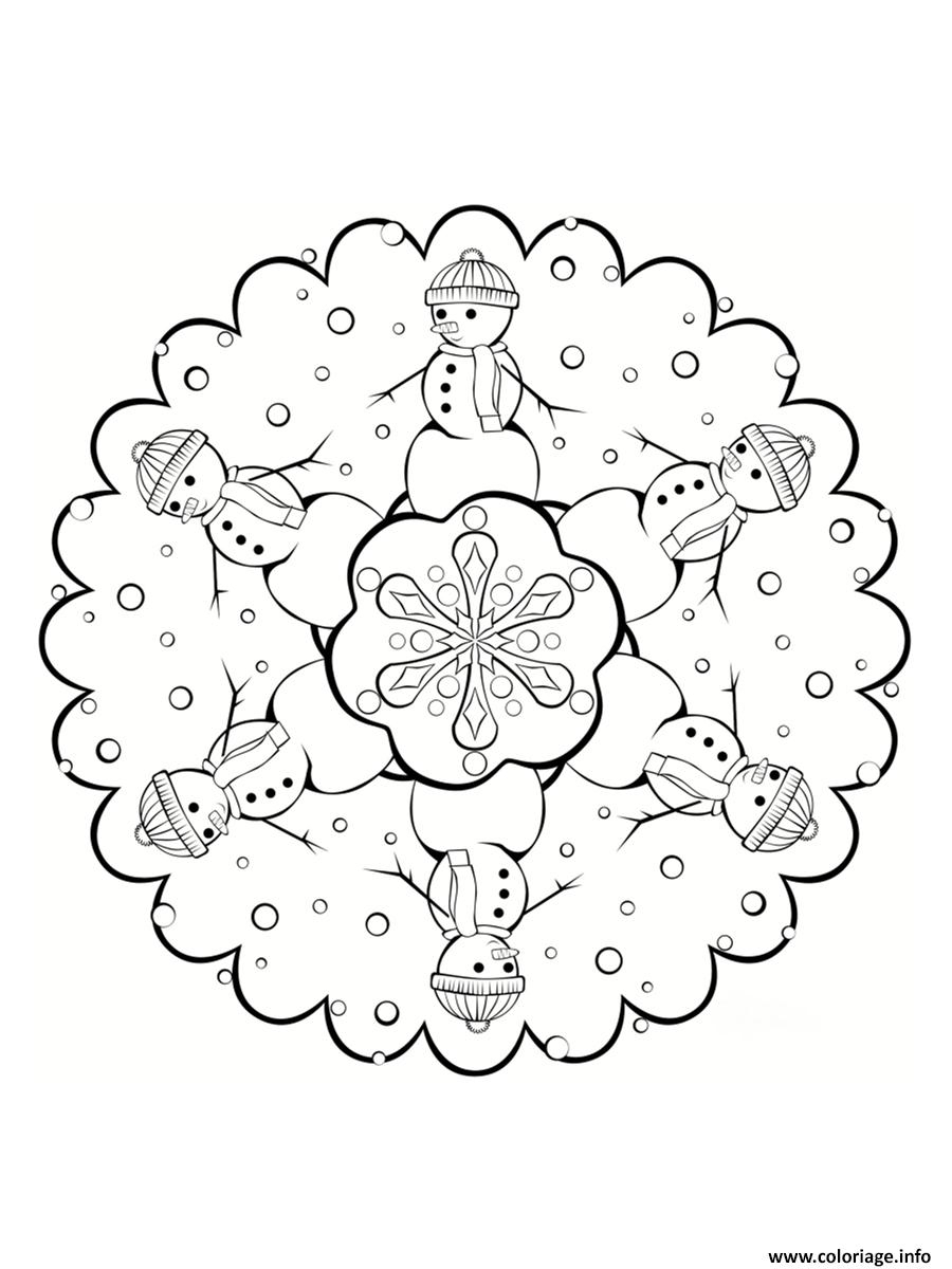 Coloriage Mandala Noel 25 Dessin Mandala De Noel À Imprimer pour Coloriage De Noel À Imprimer Gratuit 