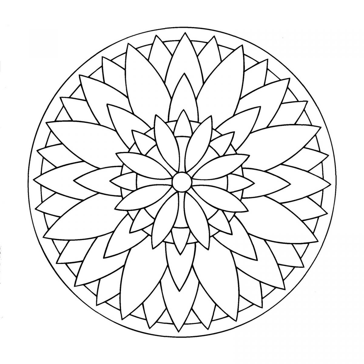 Coloriage Mandala Pour 8 Ans dedans Dessins Mandala Gratuit A Imprimer