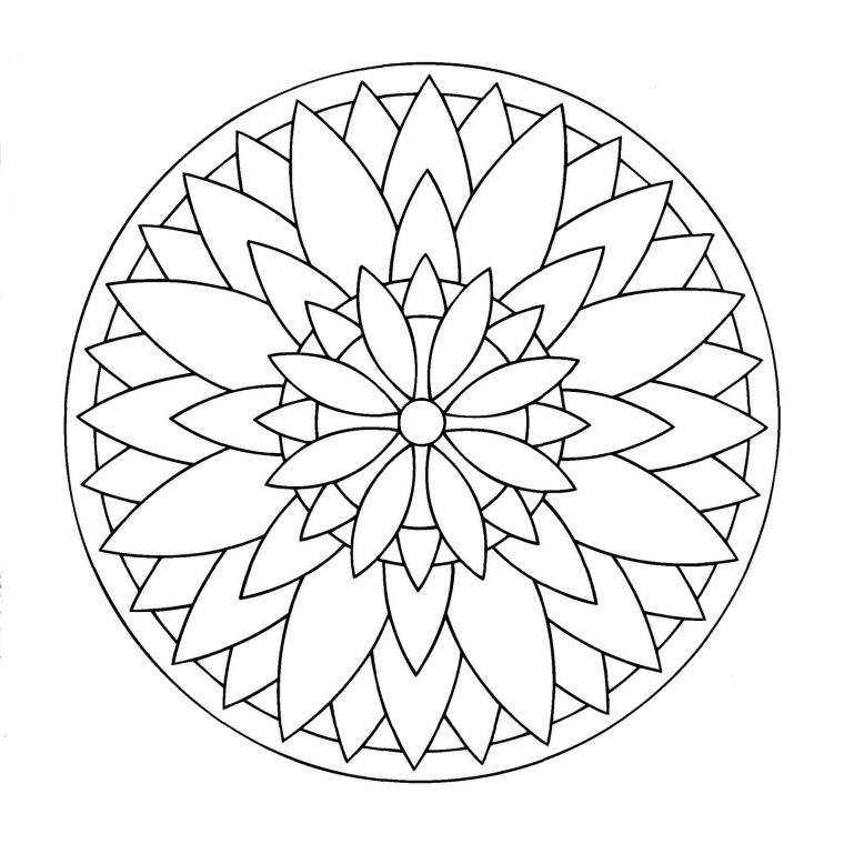 Coloriage Mandala Pour 8 Ans dedans Dessins Mandala Gratuit A Imprimer