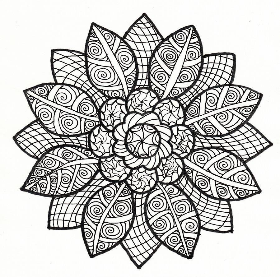 Coloriage Mandala Printemps Imprimer - Coloriage Imprimer à Colorier Mandala 