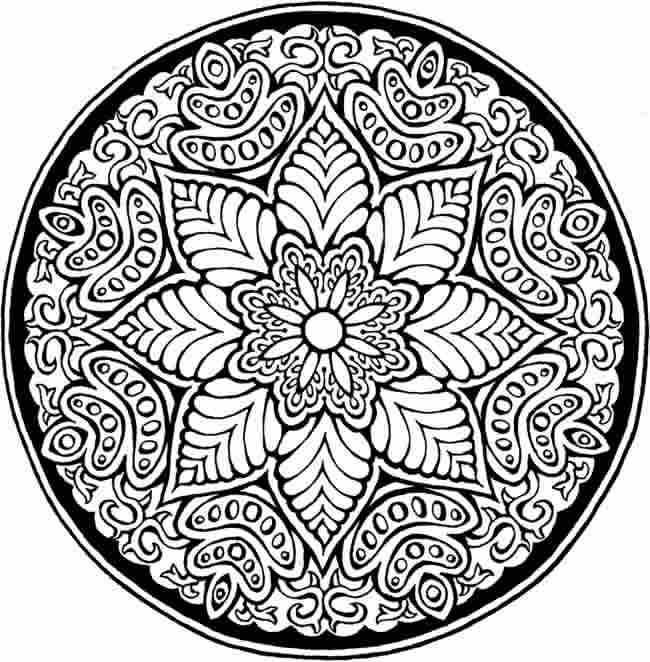 Coloriage Mandalas Fleurs #117062 (Mandalas) - Album De concernant Coloriages Mandalas Fleurs 