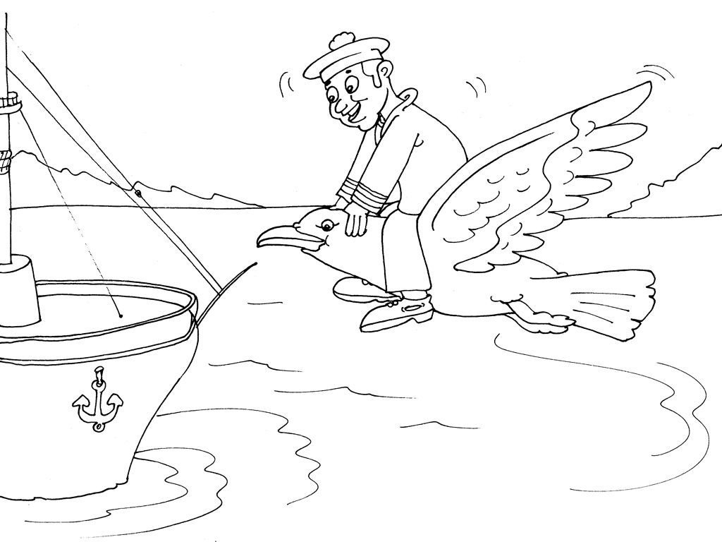 Coloriage Marin 26 - Coloriage Marins - Coloriages Metiers avec Dessin De Marin 