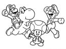 Coloriage Mario  25 Supers Dessins À Imprimer Gratuitement pour Dessin A Imprimer Mario