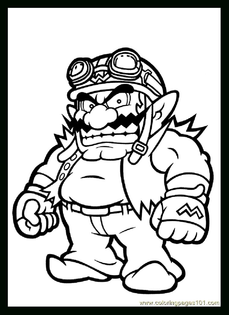 Coloriage Mario Bros #112536 (Jeux Vidéos) – Album De destiné Dessin A Imprimer Mario