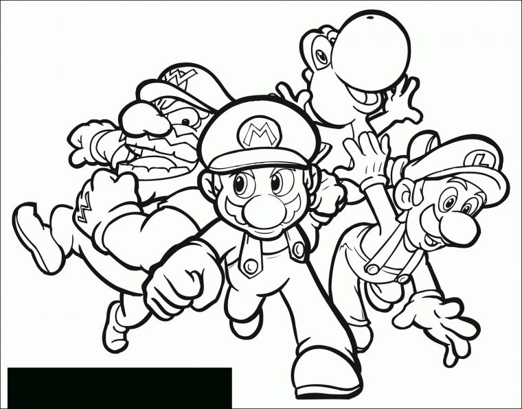 Coloriage Mario Bros #112552 (Jeux Vidéos) – Album De encequiconcerne Dessin A Imprimer Mario