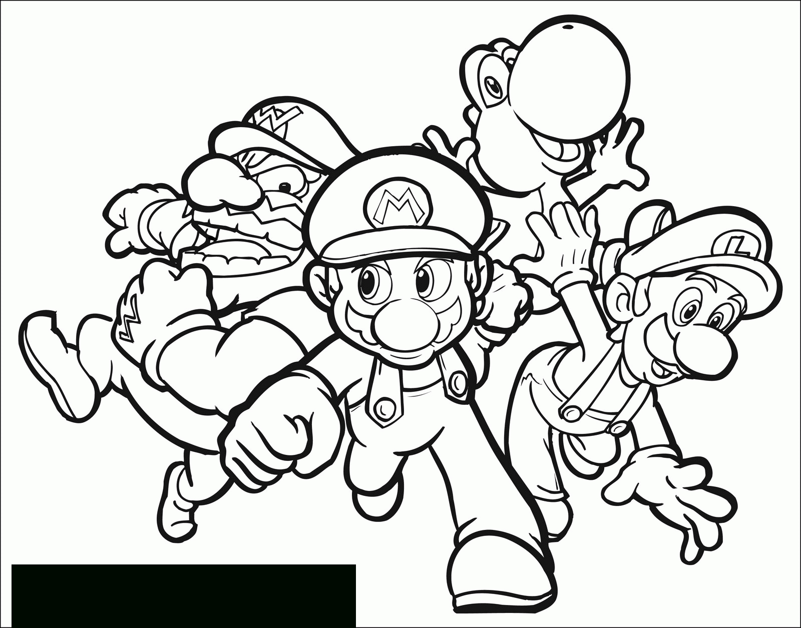 Coloriage Mario Bros #112552 (Jeux Vidéos) - Album De encequiconcerne Dessin A Imprimer Mario 