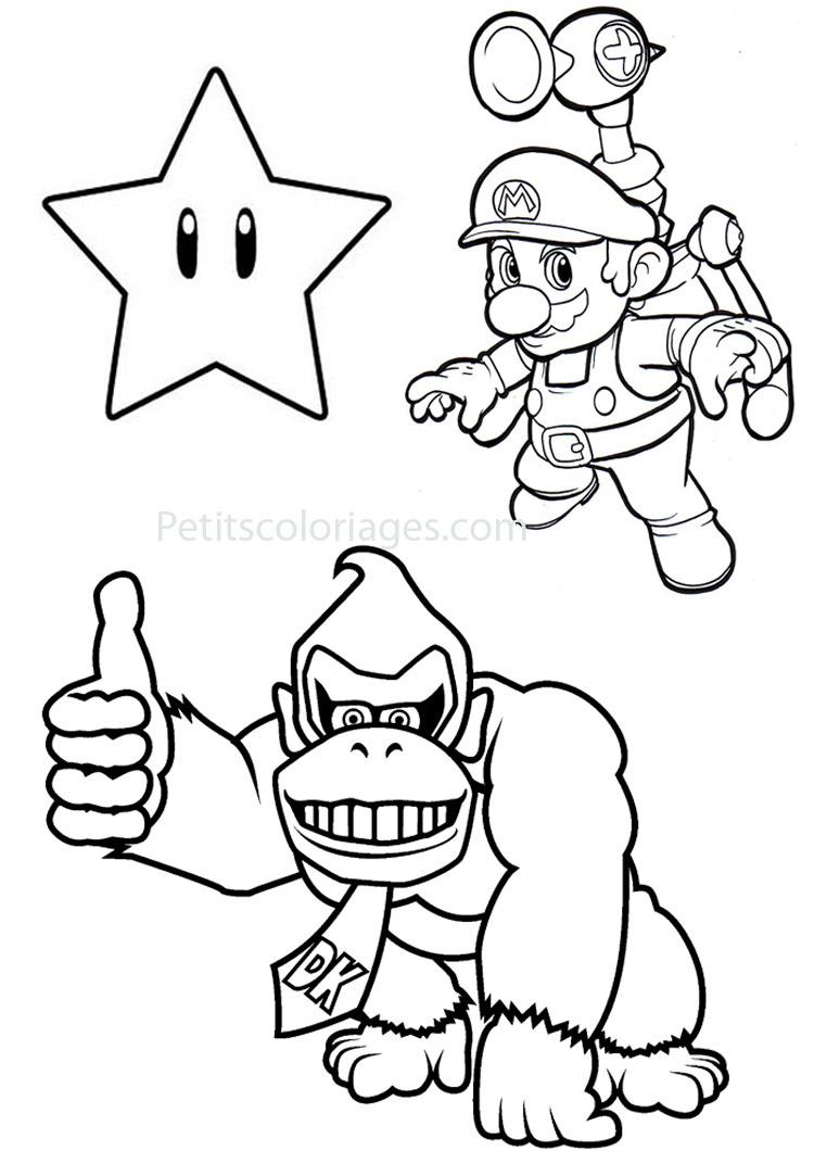 Coloriage Mario Bros À Imprimer Pour Les Enfants - Cp17534 tout Dessin Mario Bros 