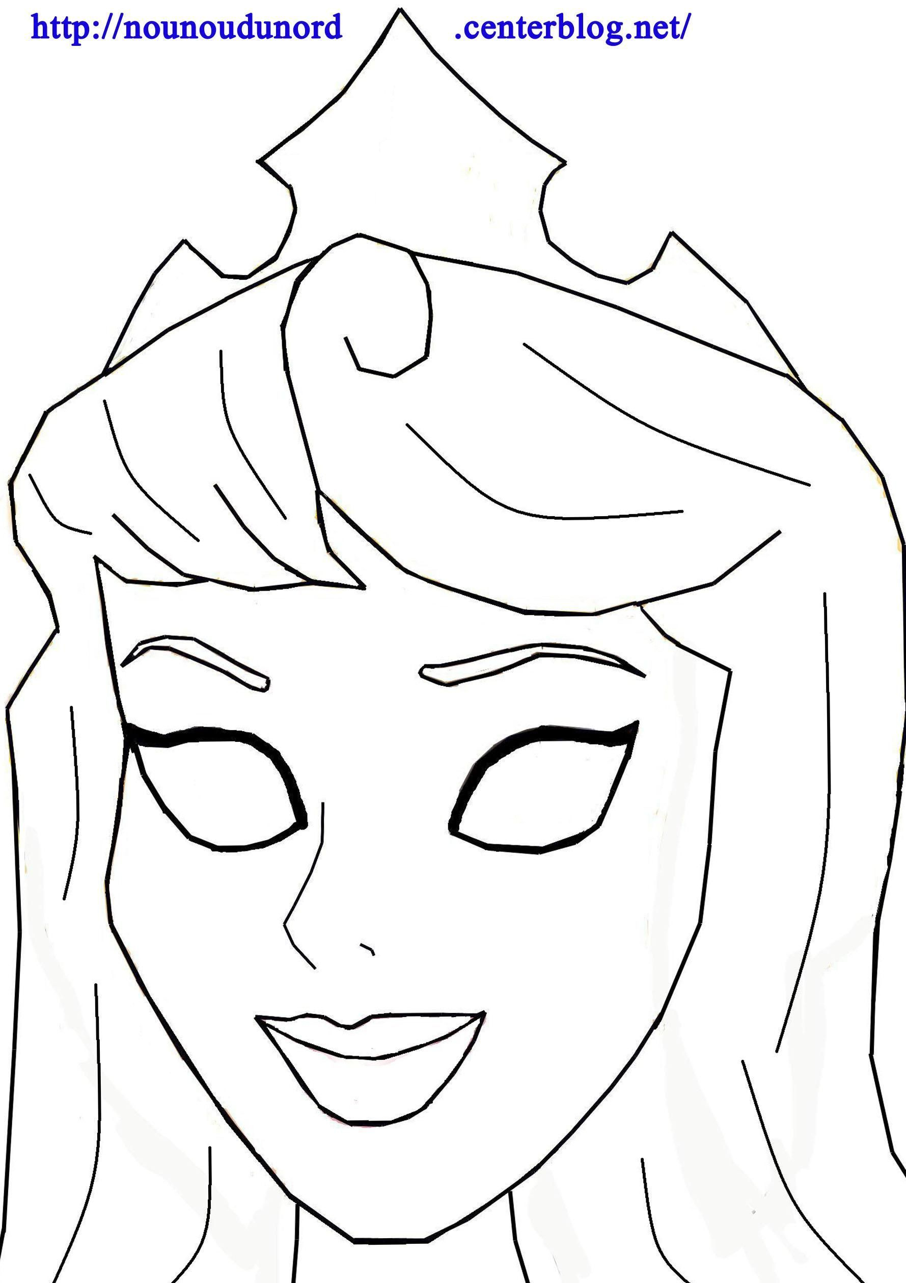 Coloriage Masque A Imprimer Princesse - Coloriage Imprimer destiné Coloriage Carnaval À Imprimer 