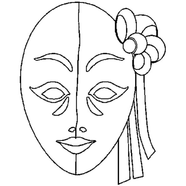 Coloriage Masque En Ligne Gratuit À Imprimer dedans Coloriage Carnaval À Imprimer 