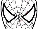 Coloriage Masque Spiderman - De Coloriage à Coloriage Masque Spiderman