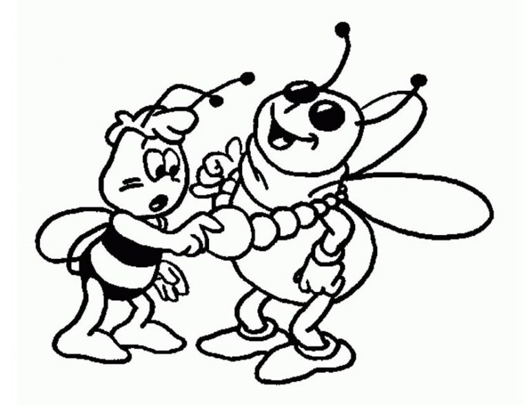 Coloriage Maya L'Abeille #28226 (Dessins Animés) – Album intérieur Coloriage Maya L Abeille Imprimer