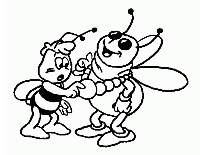 Coloriage Maya L&amp;#039;Abeille #28226 (Dessins Animés) - Album intérieur Coloriage Maya L Abeille Imprimer 