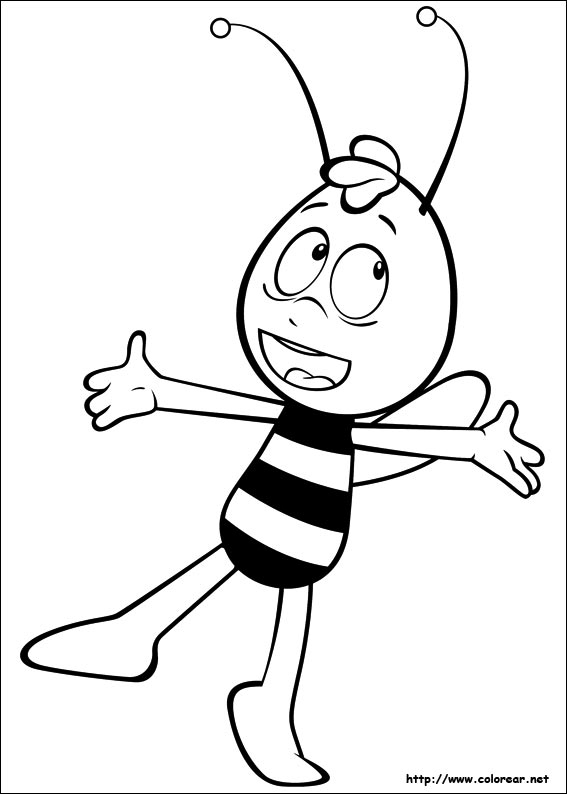 Coloriage Maya L&amp;#039;Abeille #28371 (Dessins Animés) - Album tout Coloriage Maya L Abeille Imprimer 