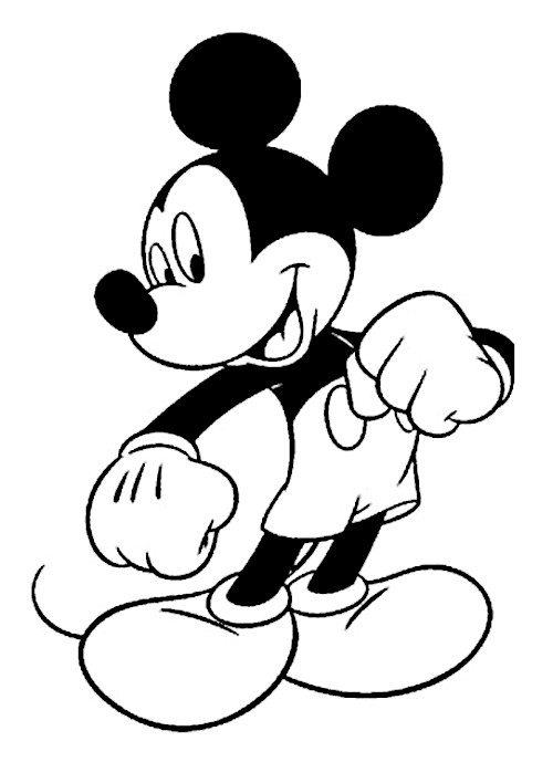 Coloriage Mickey : 23 Dessins Gratuits À Imprimer Et À serapportantà Mickey A Colorier 