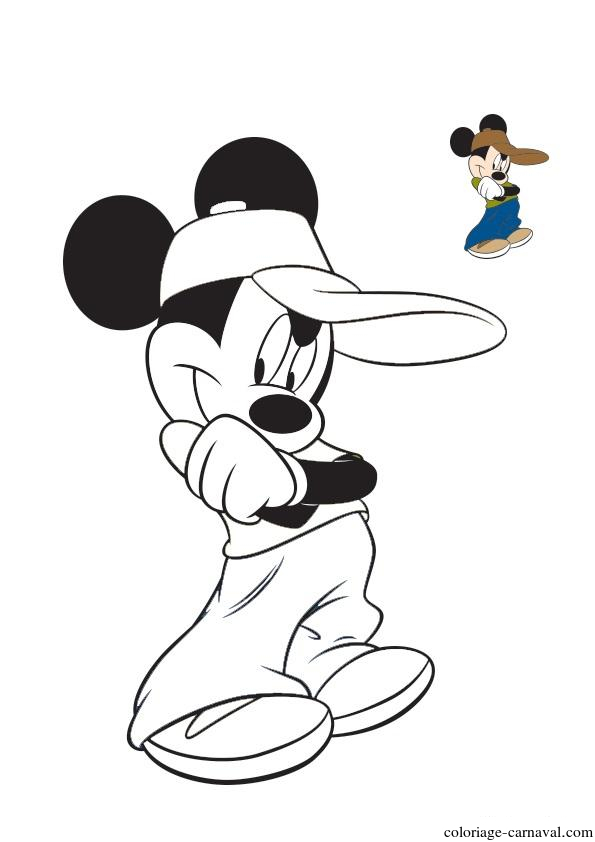 Coloriage Mickey À Imprimer (47 Dessins) Gratuit concernant Dessin Mickey À Colorier 
