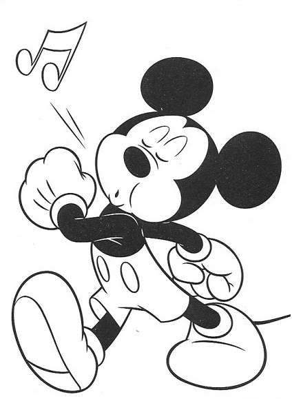 Coloriage Mickey À Imprimer (Mickey Noël, Mickey Bébé, ) à Coloriage Maison De Mickey À Imprimer 