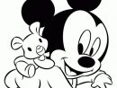 Coloriage Mickey À Imprimer (Mickey Noël, Mickey Bébé, ) pour Coloriage De Mickey Et Minnie A Imprimer