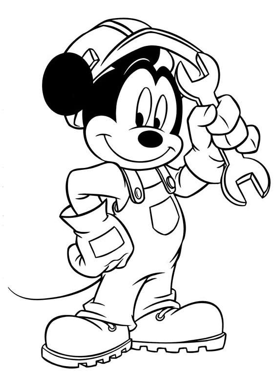 Coloriage Mickey À Imprimer (Mickey Noël, Mickey Bébé, ) serapportantà Coloriage Maison De Mickey À Imprimer