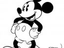 Coloriage Mickey De Disney Est Joyeux Dessin pour Coloriage Maison De Mickey À Imprimer