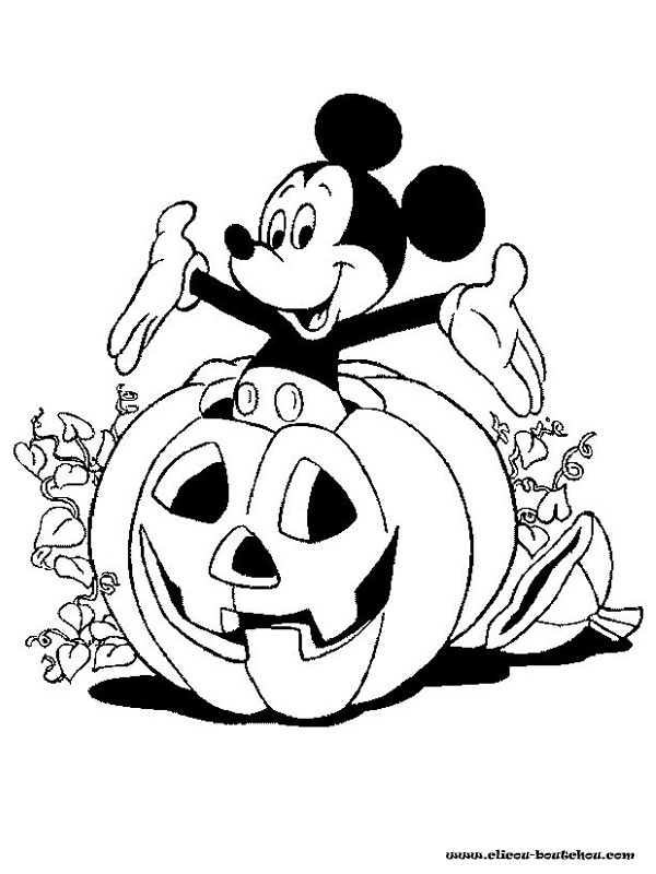 Coloriage Mickey En Halloween Dessin Gratuit À Imprimer serapportantà Dessin À Peindre À Imprimer 