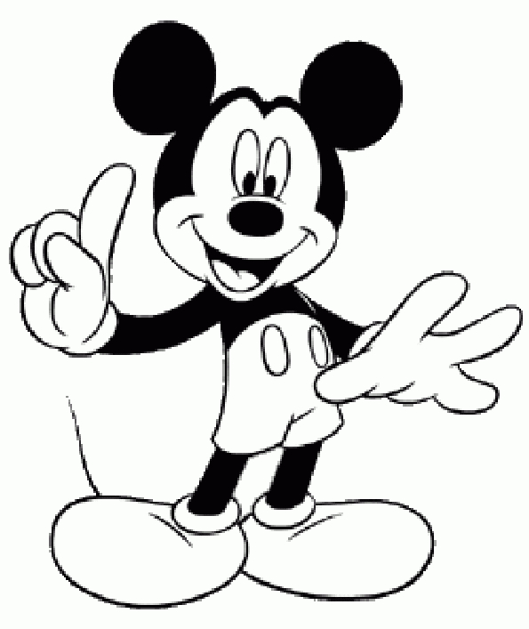 Coloriage Mickey Mouse À Imprimer Pour Les Enfants - Cp17874 pour Jeux De Coloriage Mickey 