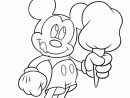 Coloriage Mickey Mouse Avec Une Delicieuse Creme Glace intérieur Dessin Mickey À Colorier