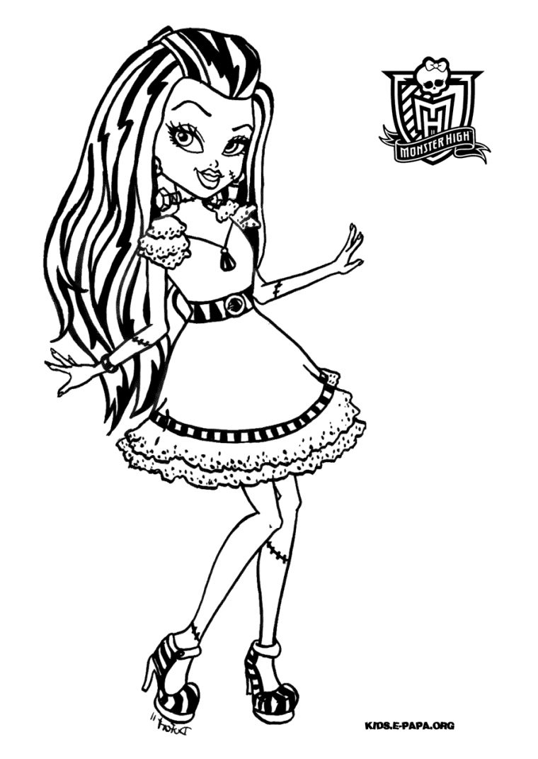 Coloriage Monster High À Imprimer Pour Les Enfants – Cp18404 encequiconcerne Coloriage De Monster High À Imprimer Gratuit